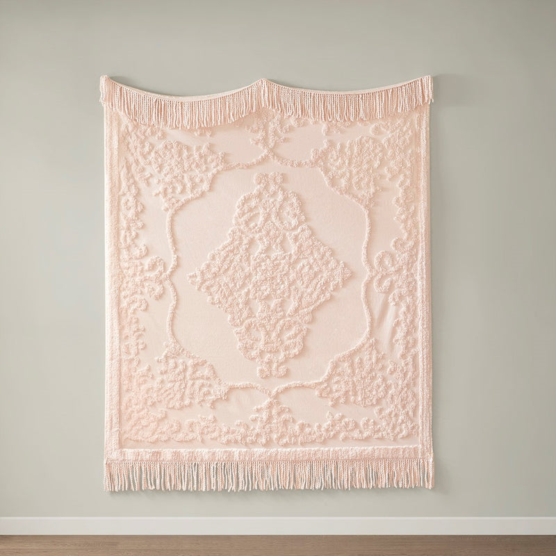 Chloe Cotton Tufted Chenille Throw Olliix