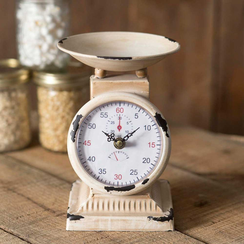 Kitchen Scale Clock Ctw Home