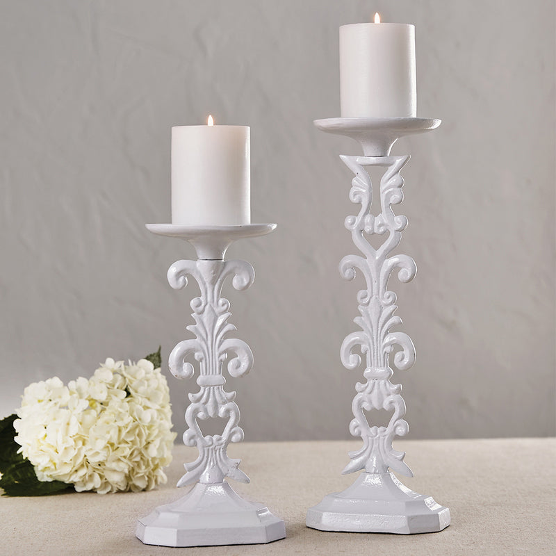 Garden Cast Pillar Candle Holder Park Designs