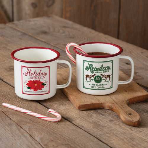 Holiday Enamel Mugs Ctw Home