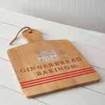 Gingerbread Baking Wood Cutting Board Ctw Home