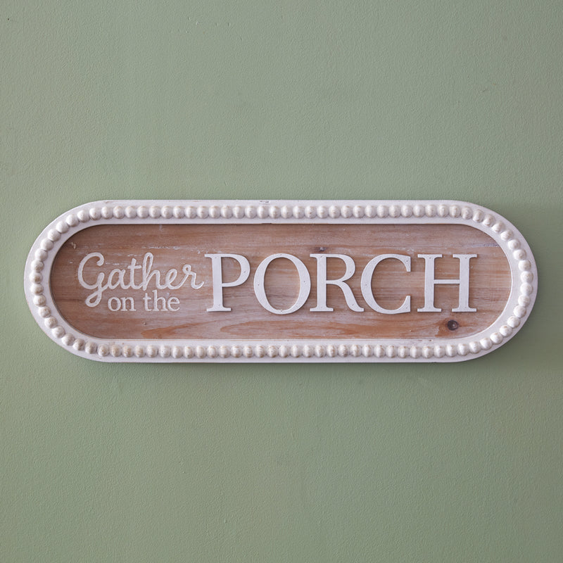 Gather on the Porch Wood Sign Ctw Home