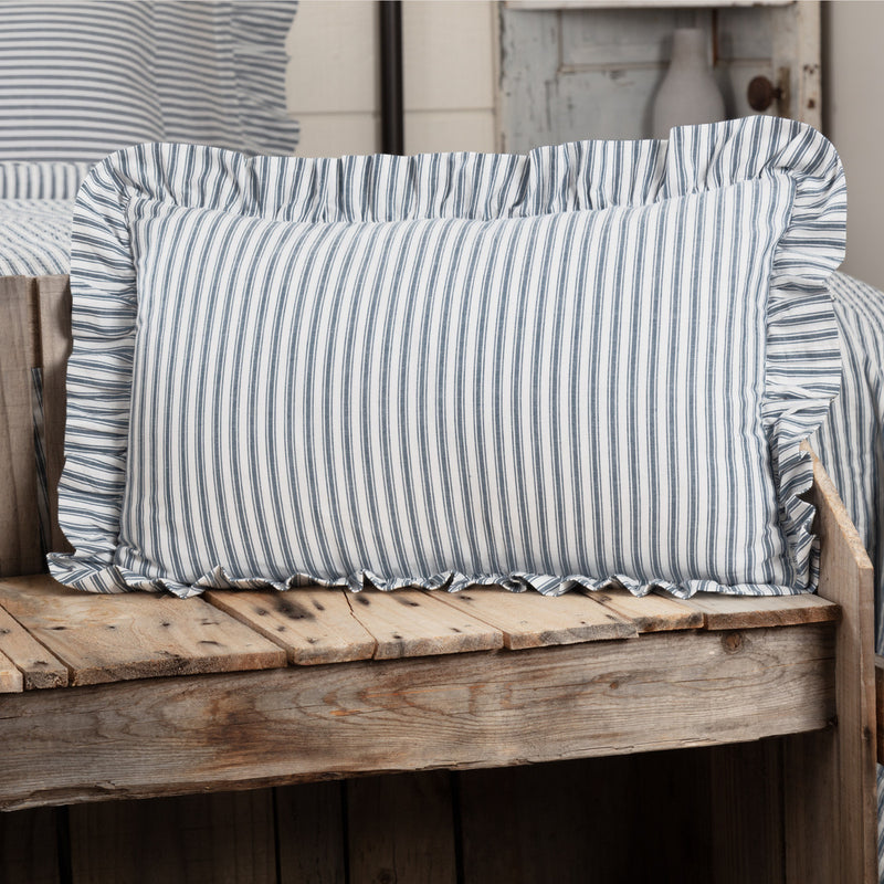 Sawyer Mill Ticking Stripe Pillow VHC Brands
