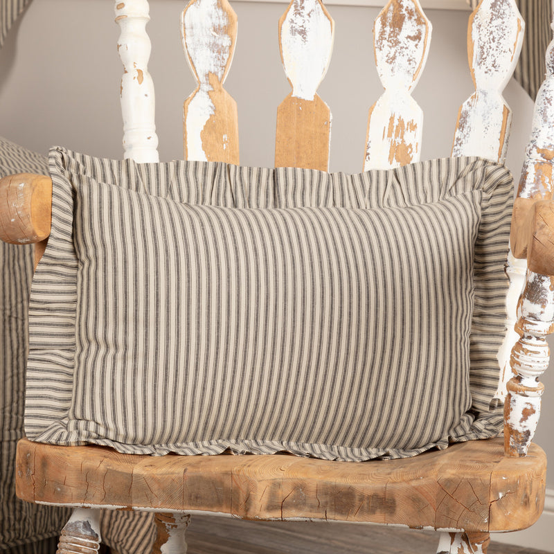 Sawyer Mill Ticking Stripe Pillow VHC Brands