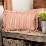 Sawyer Mill Ticking Stripe Pillow VHC Brands