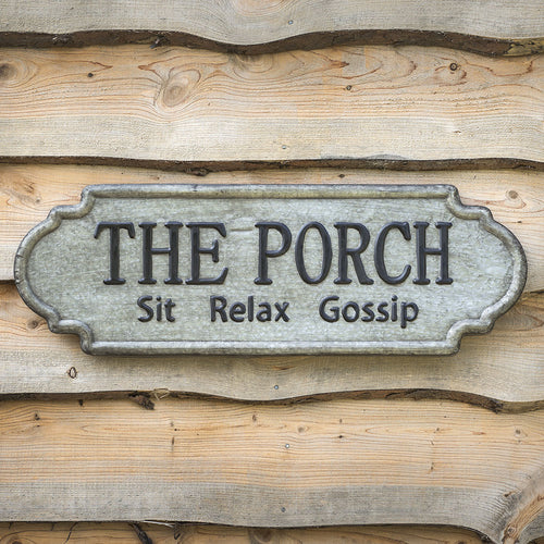 Metal Porch Sign Ctw Home