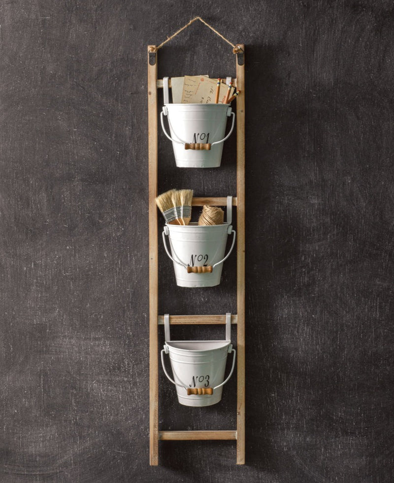 Hanging Ladder with Numbered Buckets Ctw Home