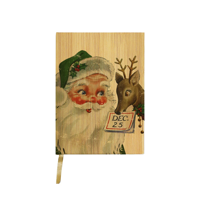 Santa With Reindeer December 25th Journal