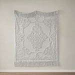 Chloe Cotton Tufted Chenille Throw Olliix