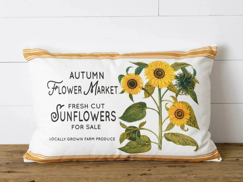 Autumn Flower Market Pillow Audrey's