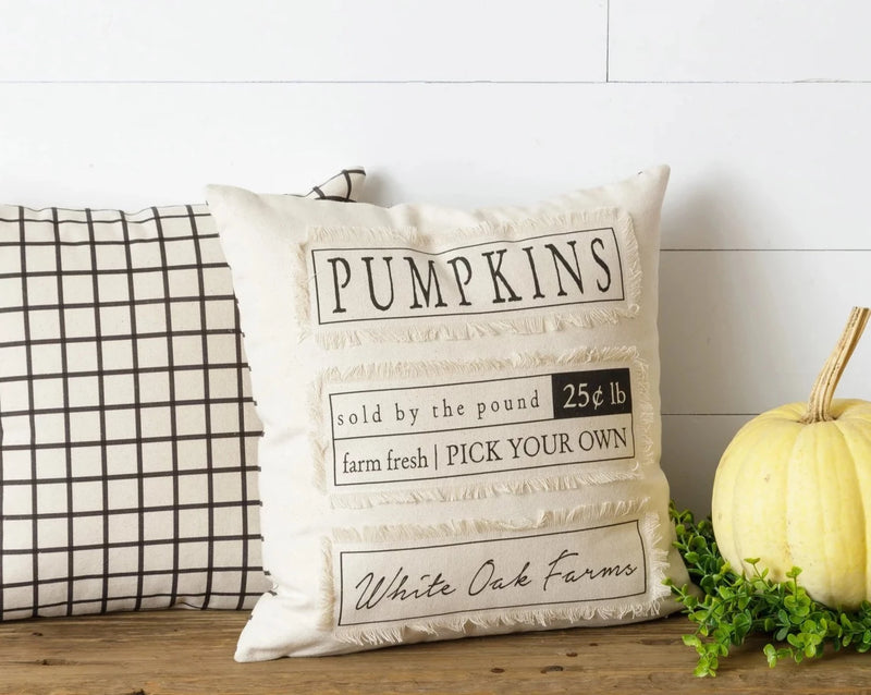 Pick Your Own Pumpkin Pillow Audrey's