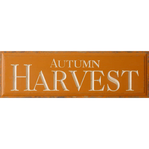 Autumn Harvest Carved Sign Audrey's