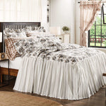Annie Portabella Floral Ruffled Bed Collection VHC Brands