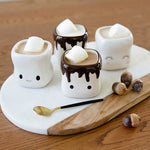 Marshmallow Shaped Hot Chocolate Mugs KELOMOT INC