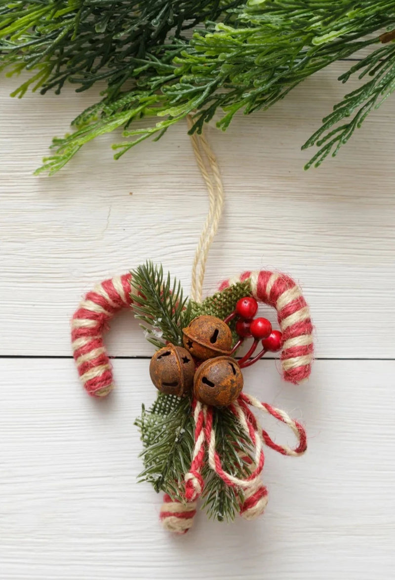 Twine Candy Cane Ornament Audrey's