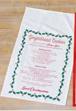 Christmas Recipe Tea Towels Audrey's