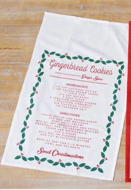 Christmas Recipe Tea Towels Audrey's