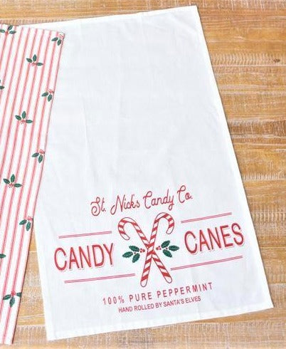 St. Nick's Candy Co. Tea Towel Audrey's