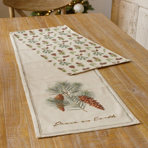 Peace On Earth Reversible Table Runner Audrey's