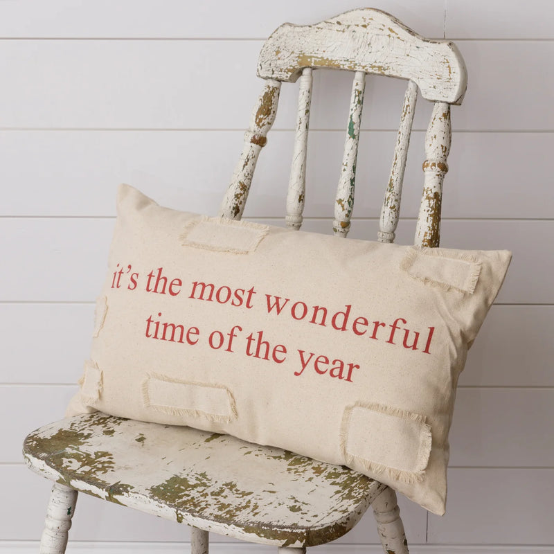 It's The Most Wonderful Time of The Year Pillow Audrey's