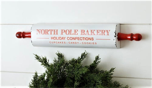 North Pole Bakery Rolling Pin Sign Audrey's