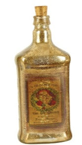 Vintage Style Christmas Mercury Glass Bottle The Country House