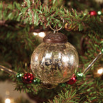 Ridged Mercury Glass Ornament