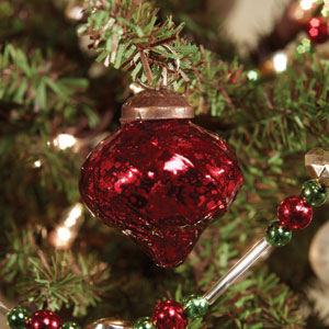 Mercury Glass Onion Ornament The Country House