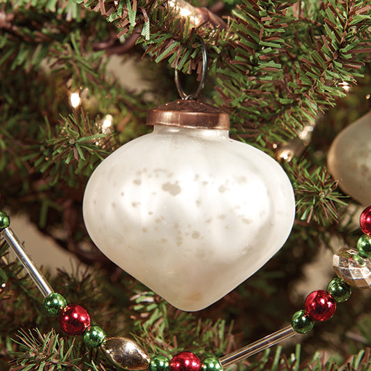 Mercury Glass Onion Ornament The Country House