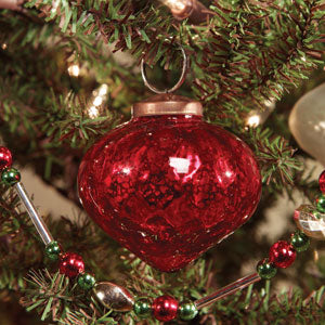 Mercury Glass Onion Ornament The Country House