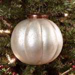 Ridged Mercury Glass Ornament