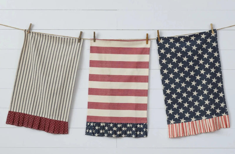 American Flag Tea Towels Audrey's