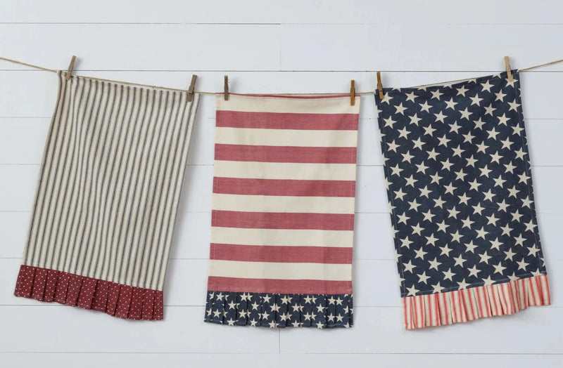 American Flag Tea Towels Audrey's