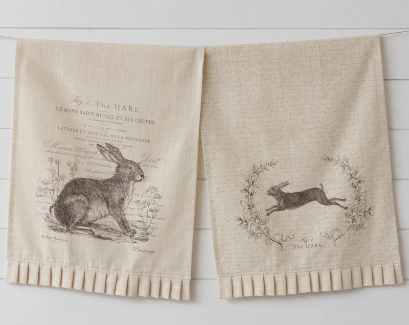The Hare Tea Towels