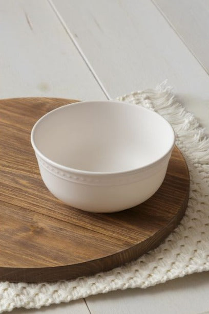 Cream Melamine Bowl