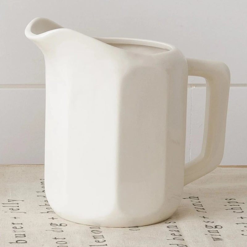 Vintage Inspired Ironstone Pitcher