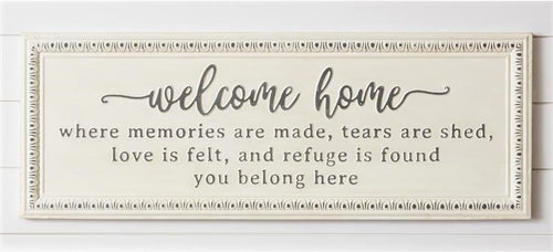 Welcome Home Sign Audrey's