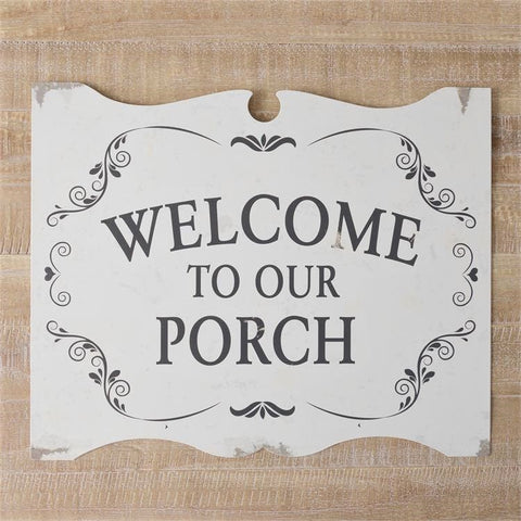 Panneau de bienvenue avec monogramme - Lettre F - Décoration de la