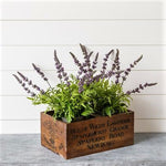 Vintage Style Lavender Crate Audrey's