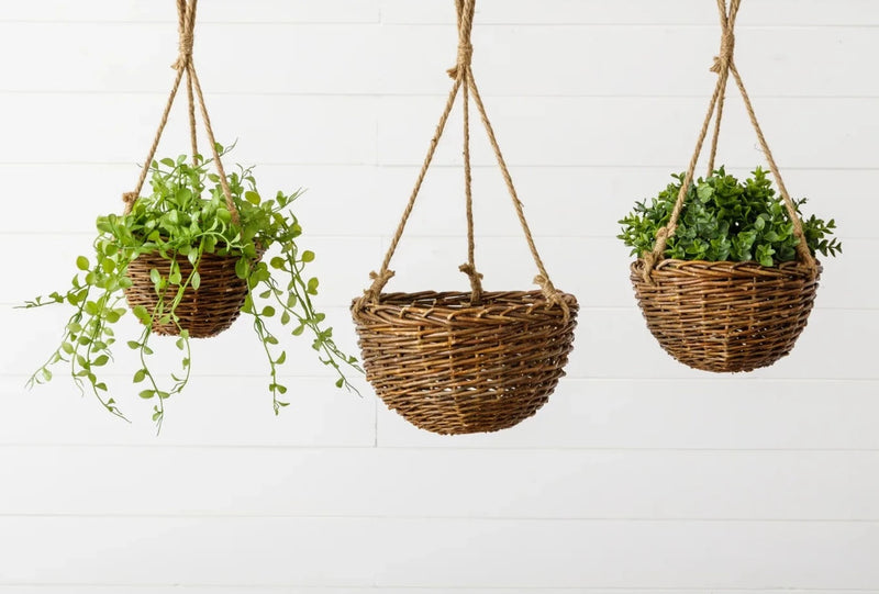 Hanging Willow Planter Baskets
