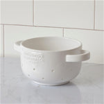 White Cottage Ceramic Colander Audrey's