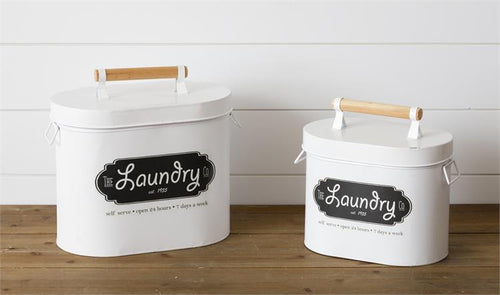 Oval Laundry Canister Audrey's