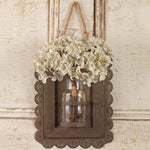 Metal Framed Wall Vase The Country House