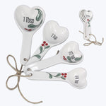 Ceramic Christmas Measuring Spoons Young's Inc