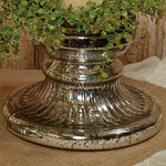 Mercury Glass Candle Pedestal The Country House