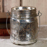 Ribbed Mercury Hanging Jar The Country House
