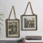 Antiqued Hanging Frame - Vintage Crossroads
