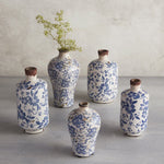 Vintage Blue Bottle Vase