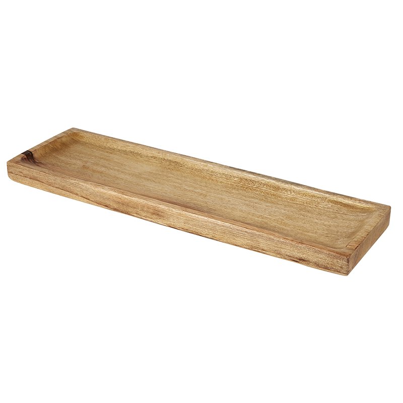Long Wooden Rectangular Tray