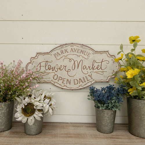 Park Avenue Flower Market Sign Ragon House